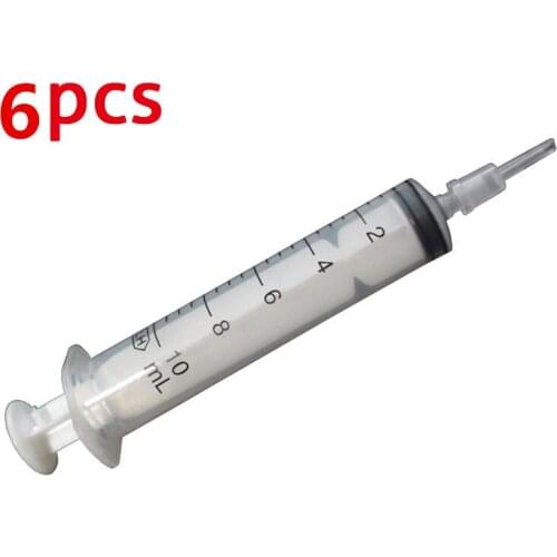 6*10ML Refilling Syringe & Adapters for Epson HP 950 951 970 971 932 933 934 Ink cartridges or CISS ink cartridge refill syringe