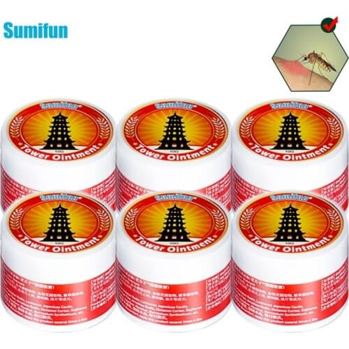 Sumifun 3/4Pcs Gold Tower Cooling Oil Refreshing Anti Mosquito Headache Stomachache Dizziness Heat Stroke Essential Oil K20002