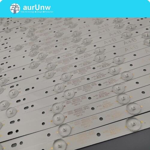 LED Backlight strip 5 lamp For LG 65"TV 65UH5500 5835-W65002-LR40 5835-W65002-0P40 V650DJ4-QS5 65K2 65M6E LR10 0P10