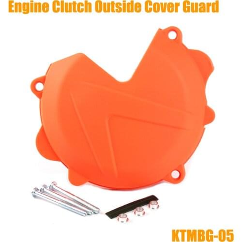 Engine Clutch Outside Cover Guard For 250 350 EXC XC XCW SX FPEERIDE 2014 2015 2016 Motorcycle Right Case Protector Orange