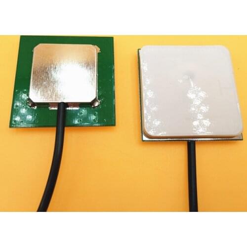 1616-1626mhz 35*35*4mm lridium Ceramic Patch Antenna with RG174 cable and R/A sma male connector