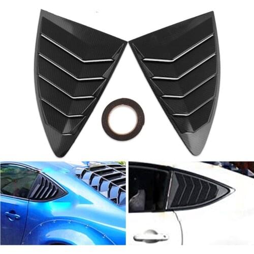 2 pcs/set Car Styling Car Carbon Fiber Side Window Louvers Scoop Cover Vent for Toyota 86 and for subaru BRZ /SCION FRS