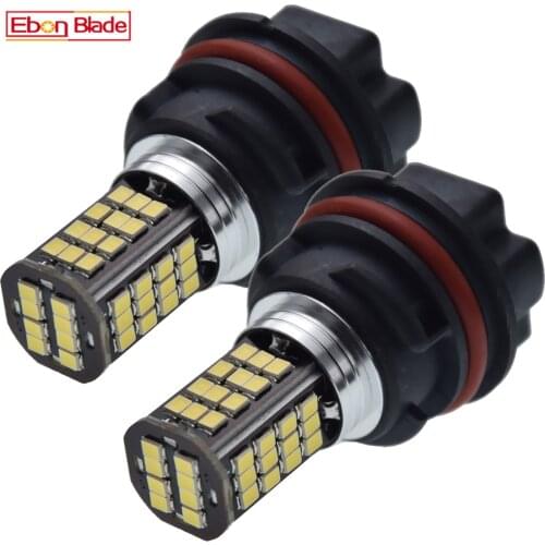 2Pcs PH11 9014 LED Motorcycle Headlight Bulbs 56SMD Hi/Lo 12V 24V Scooter Moped White 6K Front Head Light For Honda AF35 / 48/51