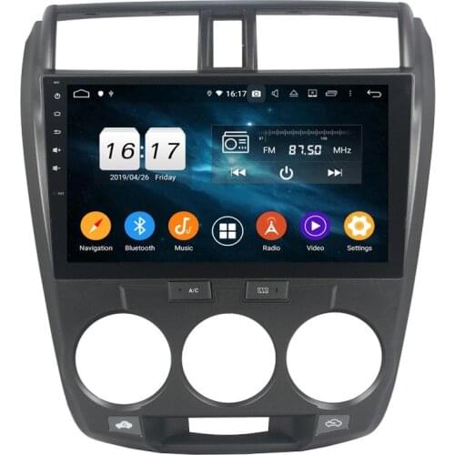 4gb+64gb PX6 10.1" Android 10 Car DVD GPS for Honda CITY 2006-2013 Stereo Radio Bluetooth 5.0 WIFI Easy Connect