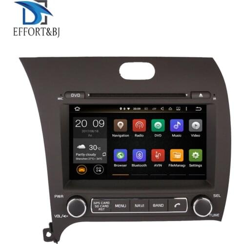 Android 9.0 Car DVD GPS for Kia CERATO K3 FORTE 2013-2018 head unit radio video player 3/4G 1024*600 Car Stereo Screen Radio