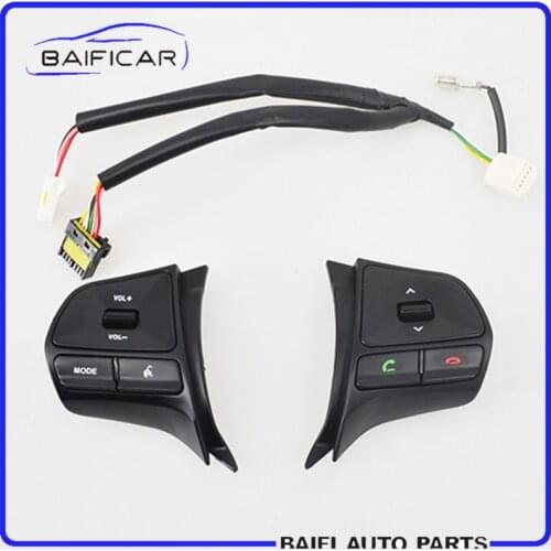 Baificar Brand Genuine Multifunction Steering Wheel Key Module Audio Control Bluetooth Phone With Wire Harness For KIA K2 RIO