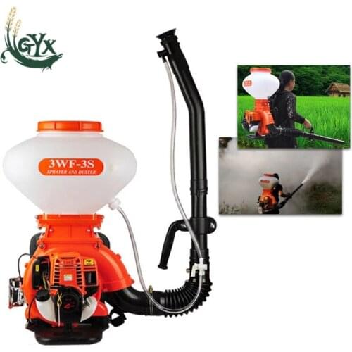 Four-stroke sprayer knapsack sprayer gasoline dry powder disinfection fertilization multifunctional greenhouse pesticide machine