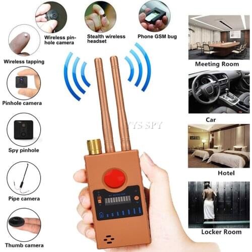G529 RF Signal Hidden Spy Camera Detector Dual Antenna Wifi Secret GPS Audio GSM Mobile Micro Cam Anti Candid Bug Finder Scanner