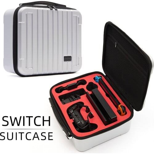 EVA Portable Hard Shell Protective Storage Carrying Bag Big Capacity Zipper Suitcase for Nintend Switch Console All Accessories