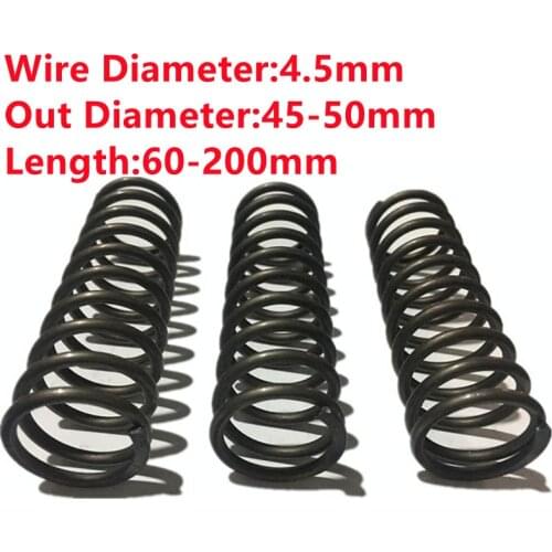 Custom Large Heavy Duty Compression Coil Spring for Machine ,4mm Wire Diameter x 50mm Out Diameter x (50,80,100,120)mm Length