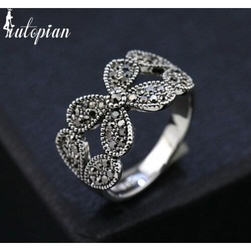 Iutopian Brand 2015 Vintage Retro Ring Anels For Women Bohemia Butterfly Rings Anti Allergy Gift Jewelry #RB00044
