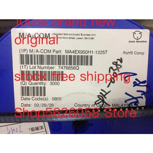 MA4EX950H1-1225T MA4EX950H1 SOT23 100% brand new in stock 5PCS/LOT