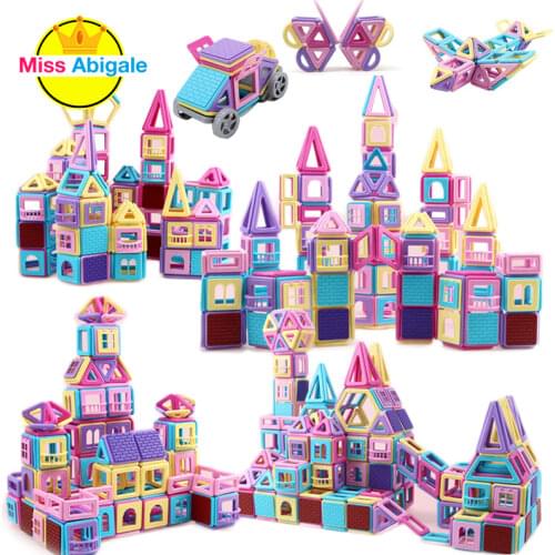 Big Size Magnetic Designer Construction Set Model & Building Toys For Children Magnet Blocks Kids Educational Gifts