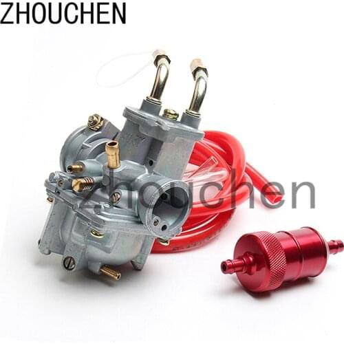 Motorcycle carburetor carb with Oil filter Gasoline tube Fit for YAMAHA PY50 QT50 PW50 PW 50 dirt bike Free Shipping