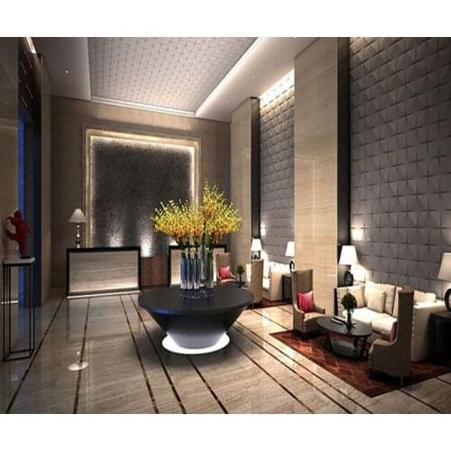 PVC 3D wall background 3D wall paper horizontal 3D wall panel room living room front desk image wall