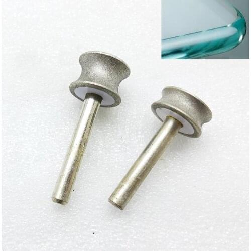 New 1pcs 6mm shank Diamond grinding wheel for Glass plane Arc chamfering 150