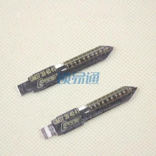 Scale Shearing Teeth Key For 2 in 1 LiShi For BUICK series,GL8,NO.26 Engraving Line Key Blade GM37 39 40 41[10pcs]