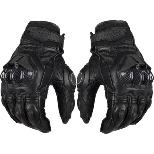 France top cowhide motorcycle gloves racing driver gloves Furygan motorcycle GP bmx gloves imitation carbon fiber black white