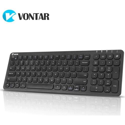 VONTAR K02 2.4G Wrieless Keyboard for Android tv box Mac PC /Smart TV and Windows 10 / 8 / 7