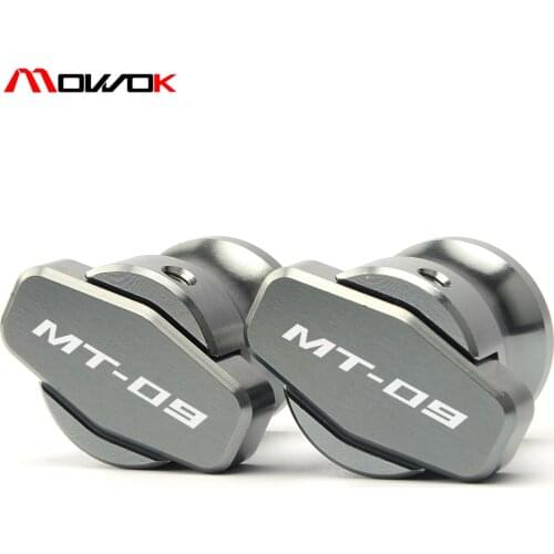 For Yamaha MT 09 MT-09 2014 2015 2016 2017 2018 logo mt09 high quality Moto parts Swingarm Spool Slider stand Screws 6mm