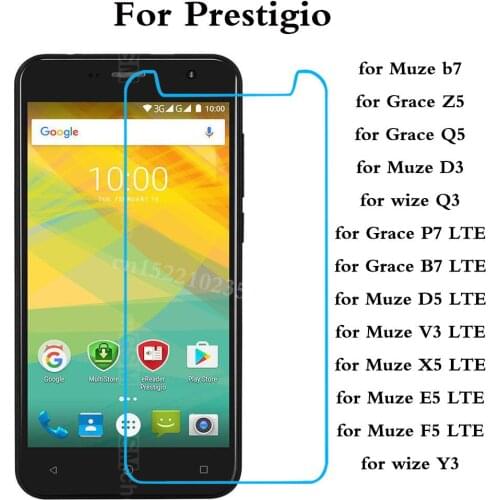 Tempered Glass for Prestigio Muze Q3 Grace Z5 Q5 P7 B7 LTE b7 D3 D5 V3 X5 E5 F5 LTE wize Explosion-proof Protective Film
