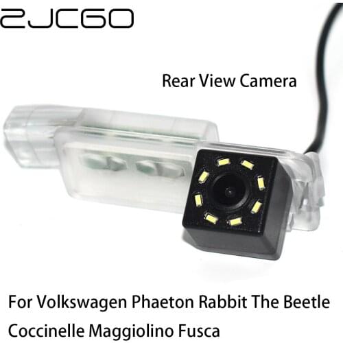 ZJCGO CCD HD Car Rear View Reverse Back Up Parking Camera for Volkswagen Phaeton Rabbit The Beetle Coccinelle Maggiolino Fusca
