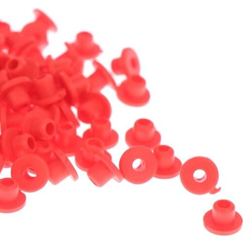 200pcs Silicone Soft Rubber Grommets Nipples For Tattoo Machine Needles Supply
