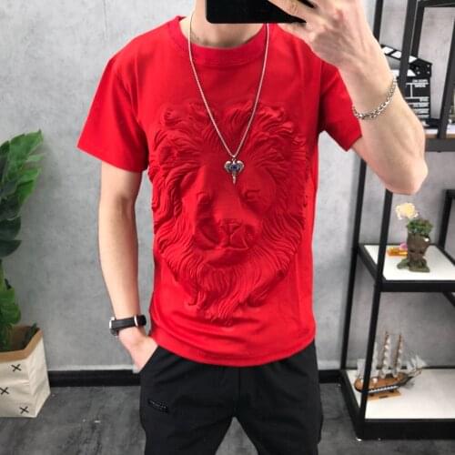 2020 T-shirt Mens Fashion Brand Personalized Korean Short Sleeve T-shirt Tee Shirt Homme Funny T Shirts Camisetas Hombre Male