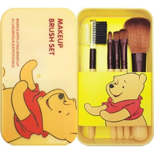 5Pcs Makeup Brushes Tool Set Cosmetic Powder Eye Shadow Foundation Blush Blending Beauty Make Up Brush