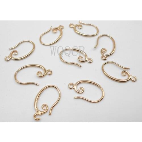 50PCS New womens Earrings Ear Hooks DIY Fashion Jewelry Found Accessories Gold 925 Silver Earring Backs Rose Gold DIY Jewelry