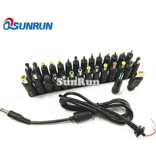 DC Maintenance Computer Adapter Converter Plug 30pcs Multipurpose Repair Laptop Power Universal Conversion Head Connecting Line