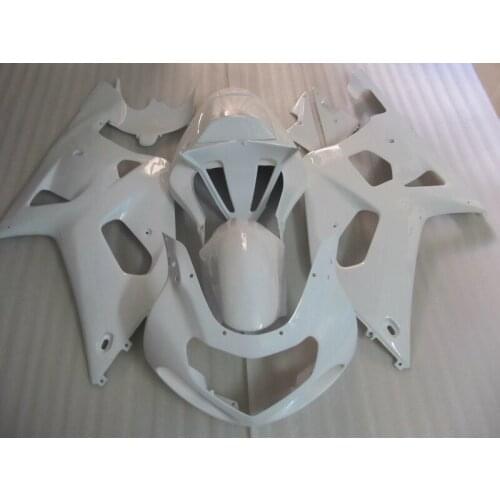 Aftermarket moto parts fairing kit for Suzuki SRAD GSXR600 01 02 03 GSXR 600 750 2001 2002 2003 white fairings set WO29