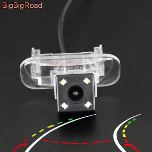 BigBigRoad Car Intelligent Dynamic Track Rear View Camera For Mercedes Benz A B Series A160 W169 B200 W245 2005 2006 2007-2011