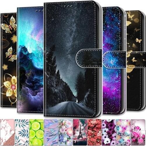 Leather Magnetic Case For Samsung Galaxy A32 4G A325 6.4 Phone Cover on For A32 5G A326 6.5 inch Flip Wallet Painted Funda Etui