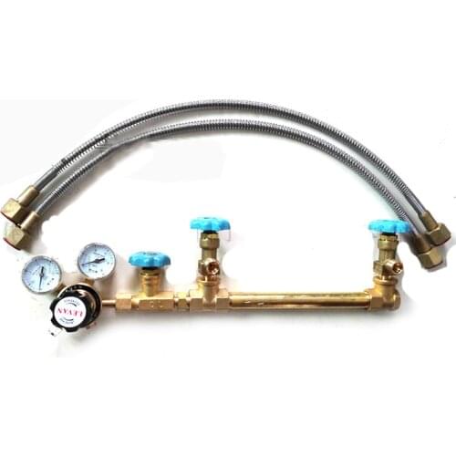 Economic Busbar Laboratory Busbar Oxygen Busbar Nitrogen Busbar 2 Bottle Set Busbar