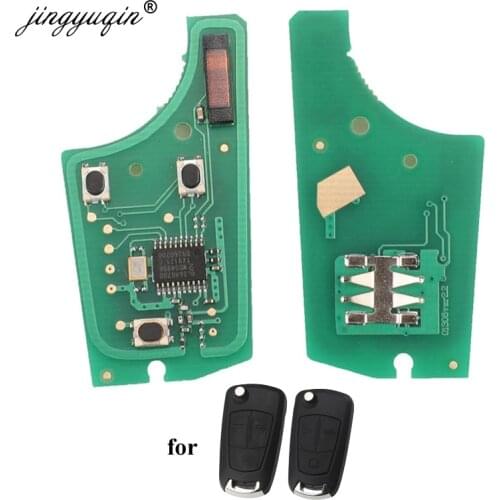 Jingyuqin Remote Key Electronic Circuit Board for Opel/Vauxhall Vectra C (2006 - 2008) Signium (2005 - 2007) pcf7941 7946 433MHz