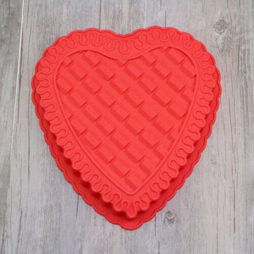 Heart Shape Cake Mold Durable Silicone Mousse Bread Pastry Baking Mould Nonstick Chocolate Dessert Tool