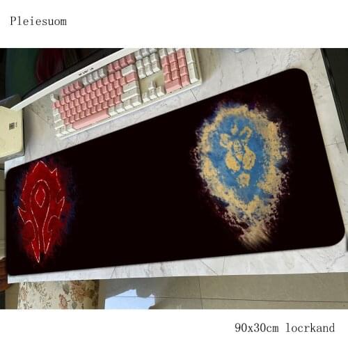 Horde mouse pad 90x30cm gaming mousepad New arrival office notbook desk mat anime padmouse games pc gamer mats
