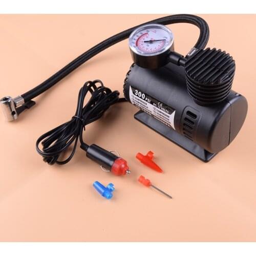 LETAOSK 1Pcs 300PSI 12V Portable Mini Air Compressor Auto Car Electric Tire Air Inflator Pump Tool