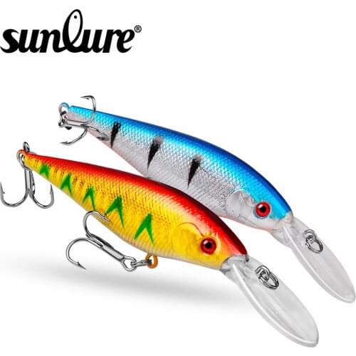1pc 10 colors Minnow Fishing Lures 11.5cm-4.53" Hard Lure Fishing 0.37oz-10.5 Tackle 6# Hook Artificial Bait Hard Lure 2019 New