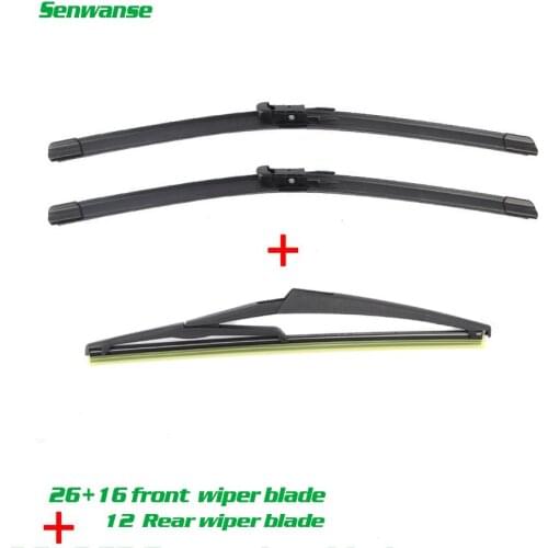 Senwanse Front and rear Wiper Blades For Mercedes GL-Class X164 2006-2012 Windshield Windscreen wiper 28"+21"+12"
