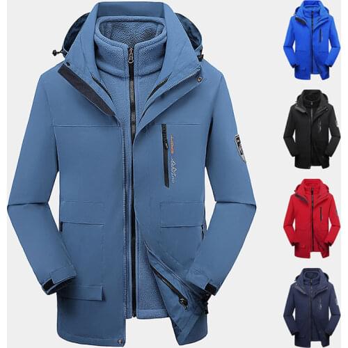 Winter Men Women Warm Outdoor Hiking Jackets Waterproof Windproof Sports Windbreaker Male Female Camping Climbing Skiing Jacket
