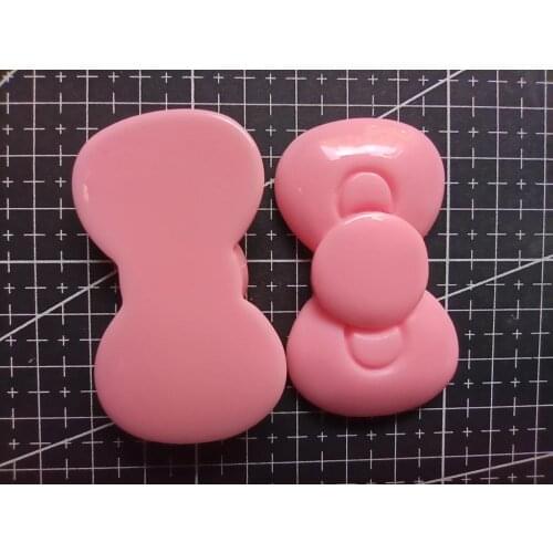 1pcs/lot new resin simulation pink bowknot 57mm Scrapbook Embellishment DIY Phone Decoration
