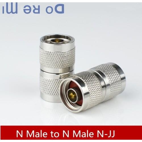 10pcs/lot New N Plug Male to N Plug Male N-JJ Coaxial Connector Antenna Cable Adapter Electrical Equipment