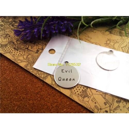 10pcs-stainless steel Charms "Evil queen" DIY Charms Pendants for necklace/bracelet/keychain DIY jewelry