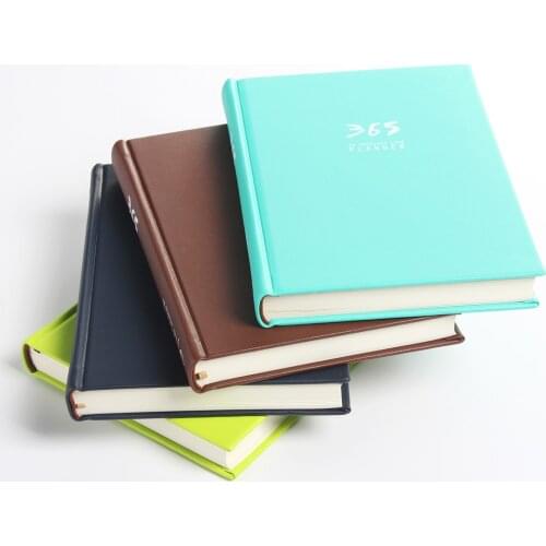 2017 cute cartoon 365 days time planner organizer notebook,candy hardcover colored school student diary daily planner stationery