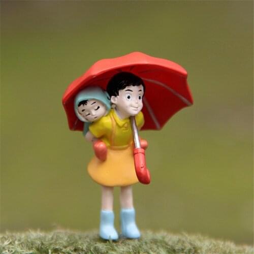 5cm Miyazaki Hayao My Neighbor Totoro Xiaoyue And Sick May Action Figure For Kids Gift