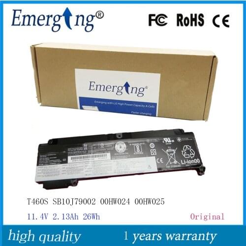 11.4V 26WH New Original SB10J79002 Laptop Battery for Lenovo T460S 00HW024 00HW025 01AV405 01AV406