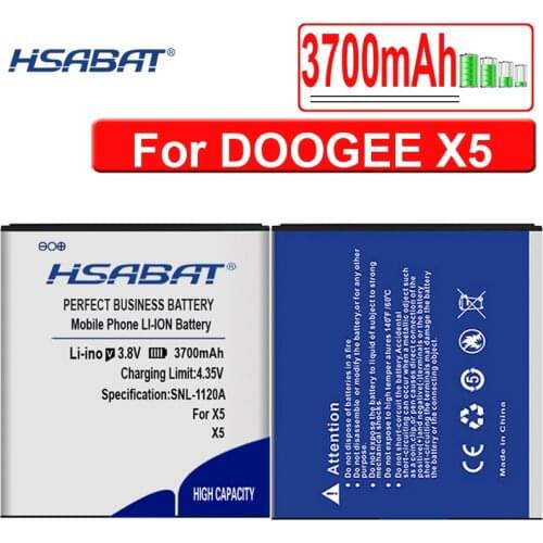 HSABAT 100% New 3700mAh Battery for DOOGEE X5 Battery Doogee X5 PRO Battery Doogee X5S Battery