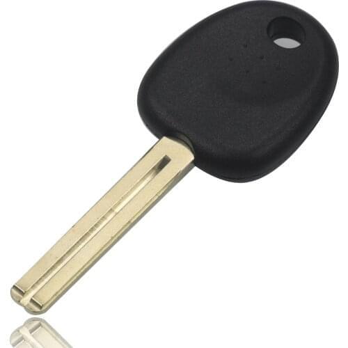 Bilchave 10pcs Replacement Transponder Remote Key Shell Fit For Hyundai IX35 I30 Verna Sonata Key Case With Uncut Blade